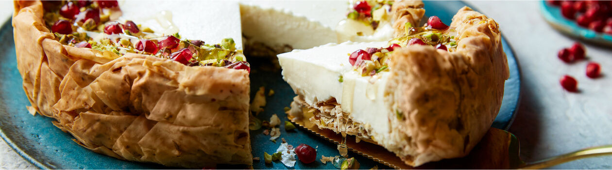 Baklava Icebox Cheesecake